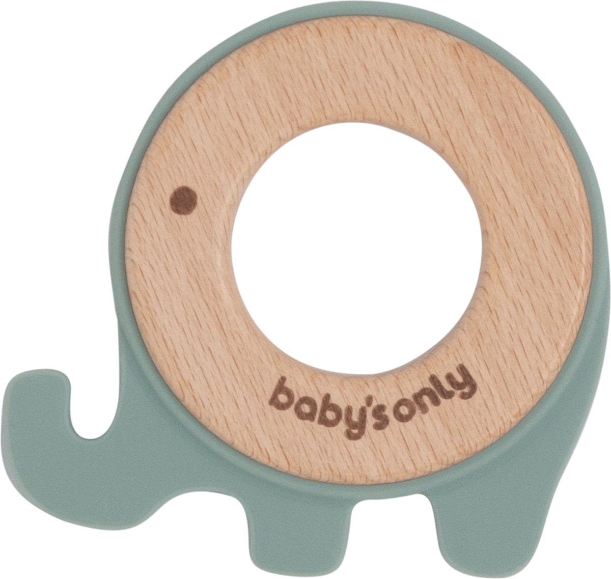 Babys Only Bijtring olifant - Stonegreen